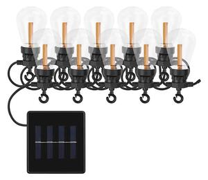 Catena decorativa solare a LED 10xLED/0,6W/1,2V 4,5m IP44 800 mAh