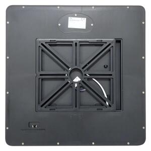 Plafoniera LED/32W/230V 3000/4000/6500K 40x40 cm nero