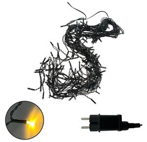 Catena luminosa LED da esterno 200 LED/230 V 7,6 m IP44 nero