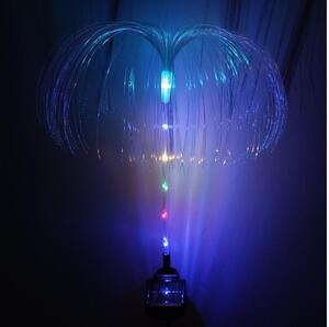 Lampada solare LED RGB 1,2 V 300 mAh IP44, nera
