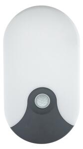 Lampada da parete per esterni LED con sensore di movimento, 18W/230V, IP44, antracite