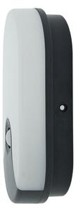 Lampada da parete per esterni LED con sensore di movimento, 18W/230V, IP44, antracite