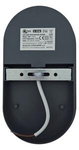 Lampada da parete per esterni LED con sensore di movimento, 18W/230V, IP44, antracite