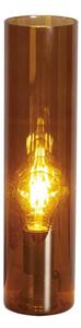 ByRydens 2820580-5512 - Lampada da tavolo FLAKE 1xE27/5W/230V marrone/fumé