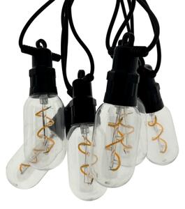 LED catena decorativa da esterno 6xLED/0,6W/230V 4,5 m IP44 nera