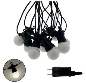 Catena decorativa LED per esterni 10xLED/0,36W/230V 4,5 m IP44 nera