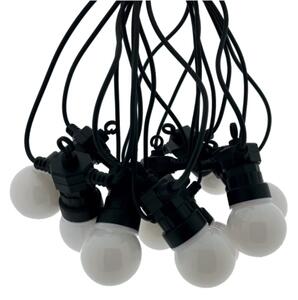Catena decorativa LED per esterni 10xLED/0,36W/230V 4,5 m IP44 nera