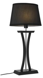 Cottex B2429SV - Lampada da tavolo NEW CHELSEA 1xE14/40W/230V nera