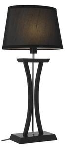Cottex B2429SV - Lampada da tavolo NEW CHELSEA 1xE14/40W/230V nera