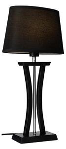 Cottex B2418SV - Lampada da tavolo NEW CHELSEA 1xE14/40W/230V nera