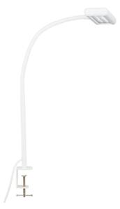 Brilo - LED Flessibile lampada da tavolo con clip TRASNA LED/7,5W/230V bianco