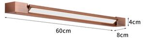 Brilagi-LED Illuminazione LED per specchio da bagno AQUA LINE LED/18W/230V 60 cm IP44 bronzo