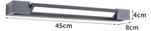 Brilagi - Lampada a parete LED per esterni AQUA LINE LED/12W/230V 45 cm IP44 antracite CRI 90
