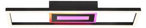 Brilliant-LED RGBW plafoniera dimmerabile BESSON LED/20W/230V 3000-6500K nera + con telecomando