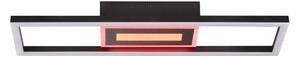 Brilliant-LED RGBW plafoniera dimmerabile BESSON LED/20W/230V 3000-6500K nera + con telecomando