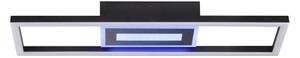 Brilliant-LED RGBW plafoniera dimmerabile BESSON LED/20W/230V 3000-6500K nera + con telecomando