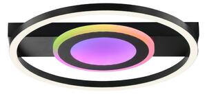 Brilliant - Plafoniera LED RGBW dimmerabile MAUREEN LED/20W/230V 3000-6500K nera + telecomando