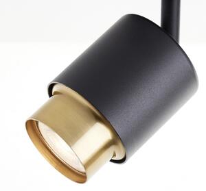Brilliant - Faretto LED COVELO 3xGU10/5W/230V nero/oro