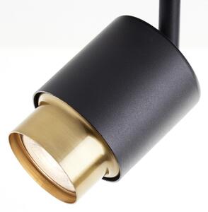 Brilliant - Faretto LED COVELO 2xGU10/5W/230V nero/oro