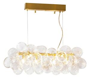 ByRydens 4200880-6509 - Lampadario a sospensione GROSS BAR su cavo 8xG9/8W/230V trasparente