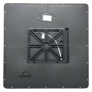 Plafoniera LED/40W/230V 3000/4000/6500K 50x50 cm nera