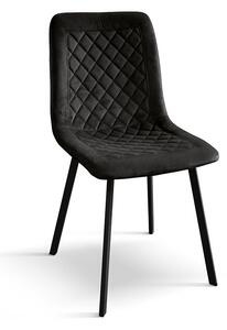 AULENA - sedia di design moderno in velluto