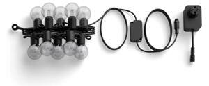 Philips - Catena luminosa da esterno dimmerabile LED RGBW Hue FESTAVIA 10 LED 7 m IP65