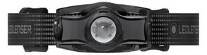 Ledlenser MH3 - Lampada frontale LED dimmerabile, 1xAA, IP54, 200 lm, 35 h, nera