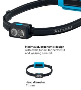 Ledlenser NEO3 - Lampada frontale LED dimmerabile LED/3xAAA IP54 400 lm 20 h blu