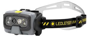 Ledlenser HF8R Work - lampada frontale LED ricaricabile con regolazione della luminosità, batteria 3700 mAh, IP68, 1600 lm, 90 h, nera
