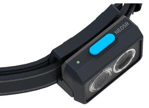 Ledlenser NEO5R - Lampada frontale ricaricabile a LED dimmerabile / 1800 mAh, IP54, 600 lm, 35 h, blu
