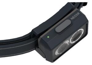 Ledlenser NEO5R - lampada frontale ricaricabile a LED dimmerabile, 1800 mAh, IP54, 600 lm, autonomia fino a 35 h, nera