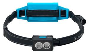 Ledlenser NEO5R - Lampada frontale ricaricabile a LED dimmerabile / 1800 mAh, IP54, 600 lm, 35 h, blu