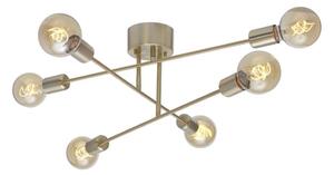 Cottex P7216BM - Lampadario a plafone BATON 6xE27/60W/230V ottone