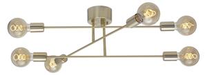 Cottex P7216BM - Lampadario a plafone BATON 6xE27/60W/230V ottone