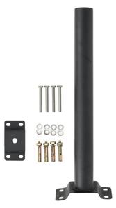 Supporto di montaggio per illuminazione da esterno BASE, diametro 48 mm, nero