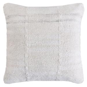 MIRANDA - cuscino in lana avorio con decoro 45 x 45