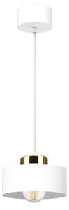 Lampada a sospensione con cavo IGNIA 1xE27/60W/230V bianco/oro