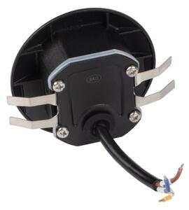 Kanlux 39121 - Lampada per scale LED EXIN LED/2,5W/230V 3000K IP65 nera rotonda