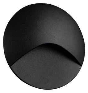 Kanlux 39121 - Lampada per scale LED EXIN LED/2,5W/230V 3000K IP65 nera rotonda