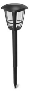 Aigostar - Set da 12 lampade solari a LED LED/0,06W/2V 33,8 cm 6500K IP44 nero
