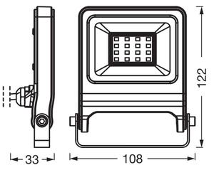 Osram - Proiettore LED ENDURA LED/10W/230V 4000K IP65