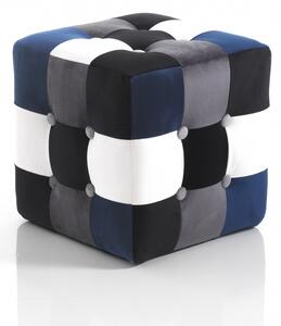 POUF KALEIDOS BLUE TOMASUCCI