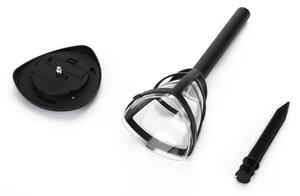 Aigostar - Set da 12 lampade solari a LED LED/0,06W/2V 33,8 cm 6500K IP44 nero
