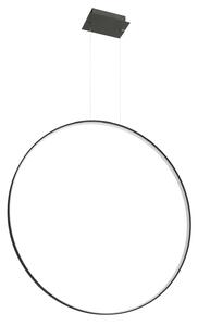 Lampada a sospensione RIO 110 nero 3000K 1xLED 45W alluminio 150x16x110cm Thoro Lighting