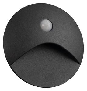 Kanlux 39137 - Lampada LED per gradini con sensore EXIN 2,5W/230V 4000K IP65 antracite rotonda