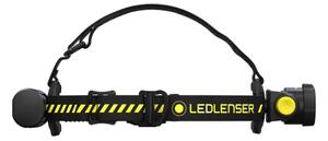 Ledlenser H7R WORK - Lampada frontale ricaricabile a LED, dimmerabile, batteria 4800 mAh, IP67, 1000 lm, autonomia 60 h, nera