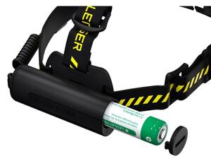 Ledlenser H7R WORK - Lampada frontale ricaricabile a LED, dimmerabile, batteria 4800 mAh, IP67, 1000 lm, autonomia 60 h, nera