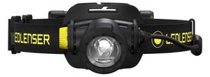 Ledlenser H7R WORK - Lampada frontale ricaricabile a LED, dimmerabile, batteria 4800 mAh, IP67, 1000 lm, autonomia 60 h, nera