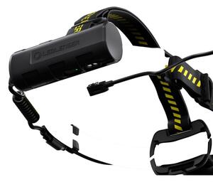 Ledlenser H7R WORK - Lampada frontale ricaricabile a LED, dimmerabile, batteria 4800 mAh, IP67, 1000 lm, autonomia 60 h, nera